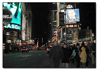 Times Square at night picture