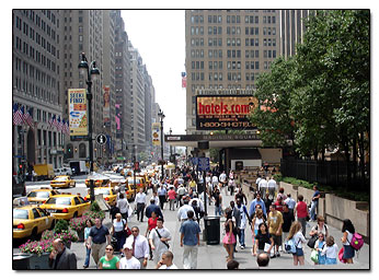 New York Crowded Street