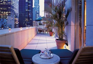 Chambers Hotel terrace